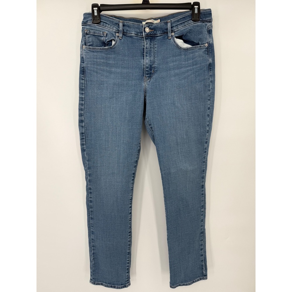 Levi's Classic Straight Jeans Womens 14L Blue Medium Wash 39250-0002‎